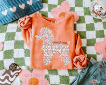 Load image into Gallery viewer, Floral Dog Mom DTF Transfer