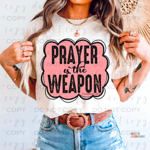 Load image into Gallery viewer, Prayer Is The Weapon DTF Transfer