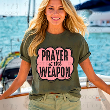 Load image into Gallery viewer, Prayer Is The Weapon DTF Transfer