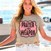 Load image into Gallery viewer, Prayer Is The Weapon DTF Transfer