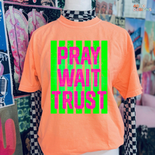 Load image into Gallery viewer, Pray Wait Trust Stripes DTF Transfer