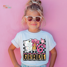 Load image into Gallery viewer, Preppy Checkered Grades DTF Transfer