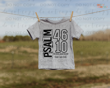 Load image into Gallery viewer, Psalm 46:10 DTF Transfer