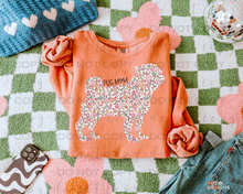 Load image into Gallery viewer, Floral Dog Mom DTF Transfer