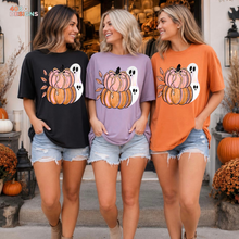 Load image into Gallery viewer, Pumpkin Ghosts DTF Transfer