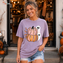 Load image into Gallery viewer, Pumpkin Ghosts DTF Transfer