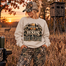 Load image into Gallery viewer, Raised On Jesus And Deer Season DTF Transfer