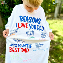 Load image into Gallery viewer, Reasons I Love Dad DTF Transfer