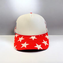 Load image into Gallery viewer, Red Stars Blank Foam Hat