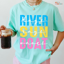 Load image into Gallery viewer, River Sun Boat DTF Transfer