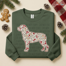 Load image into Gallery viewer, Plaid Floral Dog DTF Transfer