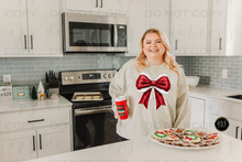 Load image into Gallery viewer, Santa Bow DTF Transfer