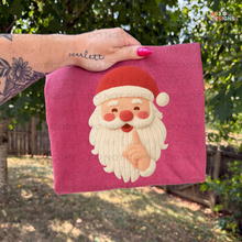 Load image into Gallery viewer, Santa Shhh Finger Faux Yarn DTF Transfer
