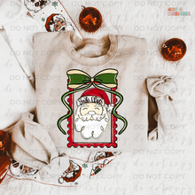 Load image into Gallery viewer, Santa Stamp DTF Transfer