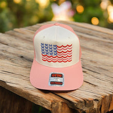 Load image into Gallery viewer, Scallop Flag Embroidered Hat