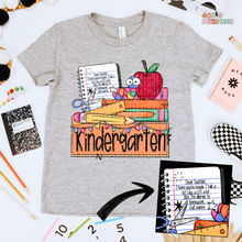 Load image into Gallery viewer, School Grade Nameplate DTF Transfer