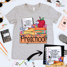 Load image into Gallery viewer, School Grade Nameplate DTF Transfer