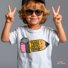 Load image into Gallery viewer, School Pencil Doodle Personalized DTF Transfer