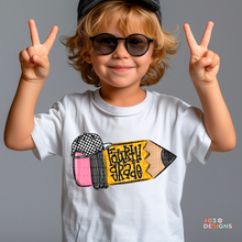 Load image into Gallery viewer, School Pencil Doodle Personalized DTF Transfer