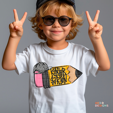 Load image into Gallery viewer, School Pencil Doodle Personalized DTF Transfer