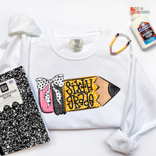 Load image into Gallery viewer, School Pencil Doodle Personalized DTF Transfer