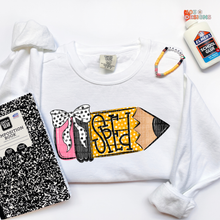 Load image into Gallery viewer, School Pencil Doodle Personalized DTF Transfer