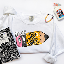 Load image into Gallery viewer, School Pencil Doodle Personalized DTF Transfer