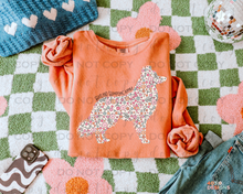 Load image into Gallery viewer, Floral Dog Mom DTF Transfer