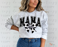 Load image into Gallery viewer, Sports Mama Bow DTF Transfer