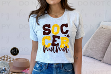 Load image into Gallery viewer, Soccer Mom Faux Sequin DTF Transfer