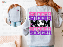 Load image into Gallery viewer, Soccer Mom Personalized DTF Transfer Set