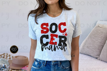 Load image into Gallery viewer, Soccer Mom Faux Sequin DTF Transfer