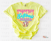 Load image into Gallery viewer, Softball Drip Personalized DTF Transfer