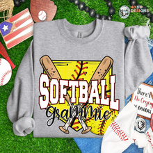 Load image into Gallery viewer, Softball Personalized DTF Transfer