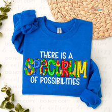 Load image into Gallery viewer, Spectrum Possibilities DTF Transfer