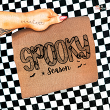 Load image into Gallery viewer, Spooky Black Lace DTF Transfer