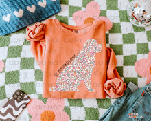 Load image into Gallery viewer, Floral Dog Mom DTF Transfer