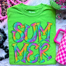 Load image into Gallery viewer, Summer Glitter DTF Transfer