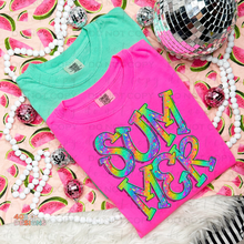 Load image into Gallery viewer, Summer Glitter DTF Transfer