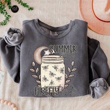 Load image into Gallery viewer, Summer Nights Firefly Lights DTF Transfer