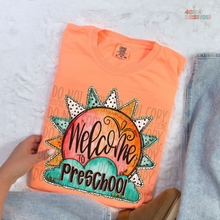 Load image into Gallery viewer, Sunburst Welcome To School DTF Transfer