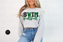 Load image into Gallery viewer, Swim Mom Faux Sequin DTF Transfer