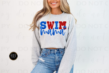 Load image into Gallery viewer, Swim Mom Faux Sequin DTF Transfer