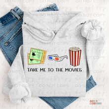 Load image into Gallery viewer, Take Me To The Movies DTF Transfer