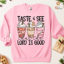 Load image into Gallery viewer, Taste And See Coffee DTF Transfer