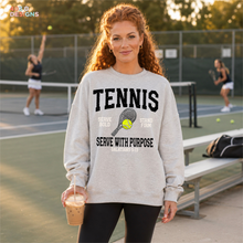 Load image into Gallery viewer, Tennis Serve With Purpose DTF Transfer