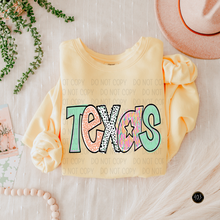 Load image into Gallery viewer, Bright Doodle State DTF Transfer