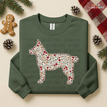 Load image into Gallery viewer, Plaid Floral Dog DTF Transfer