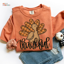 Load image into Gallery viewer, Thankful Turkey DTF Transfer