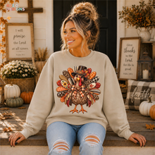 Load image into Gallery viewer, Thanksgiving Turkey DTF Transfer